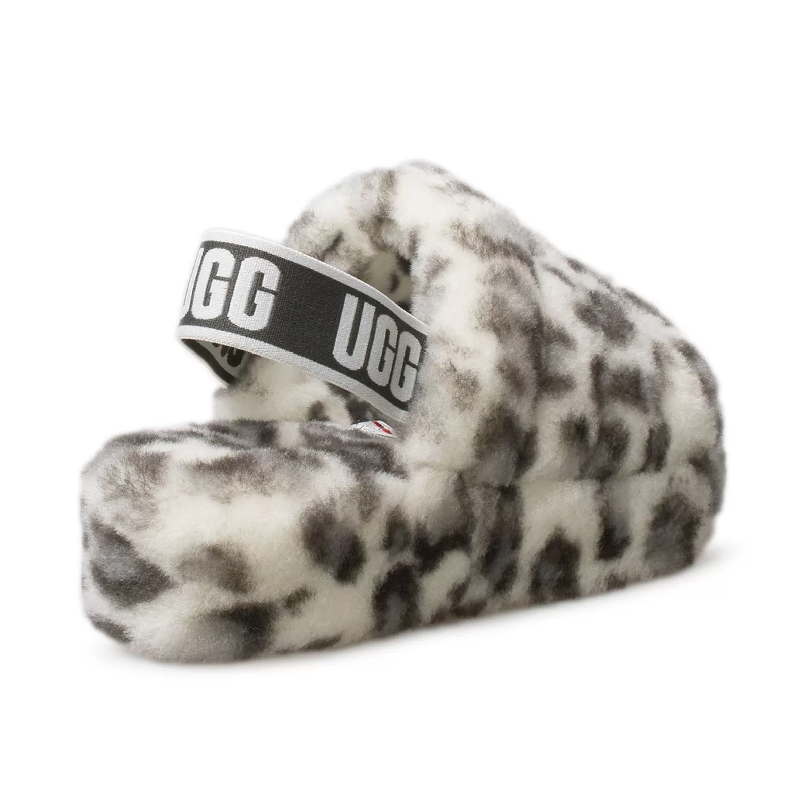 UGG Yeah Slide Leopard White Slippers - Women's