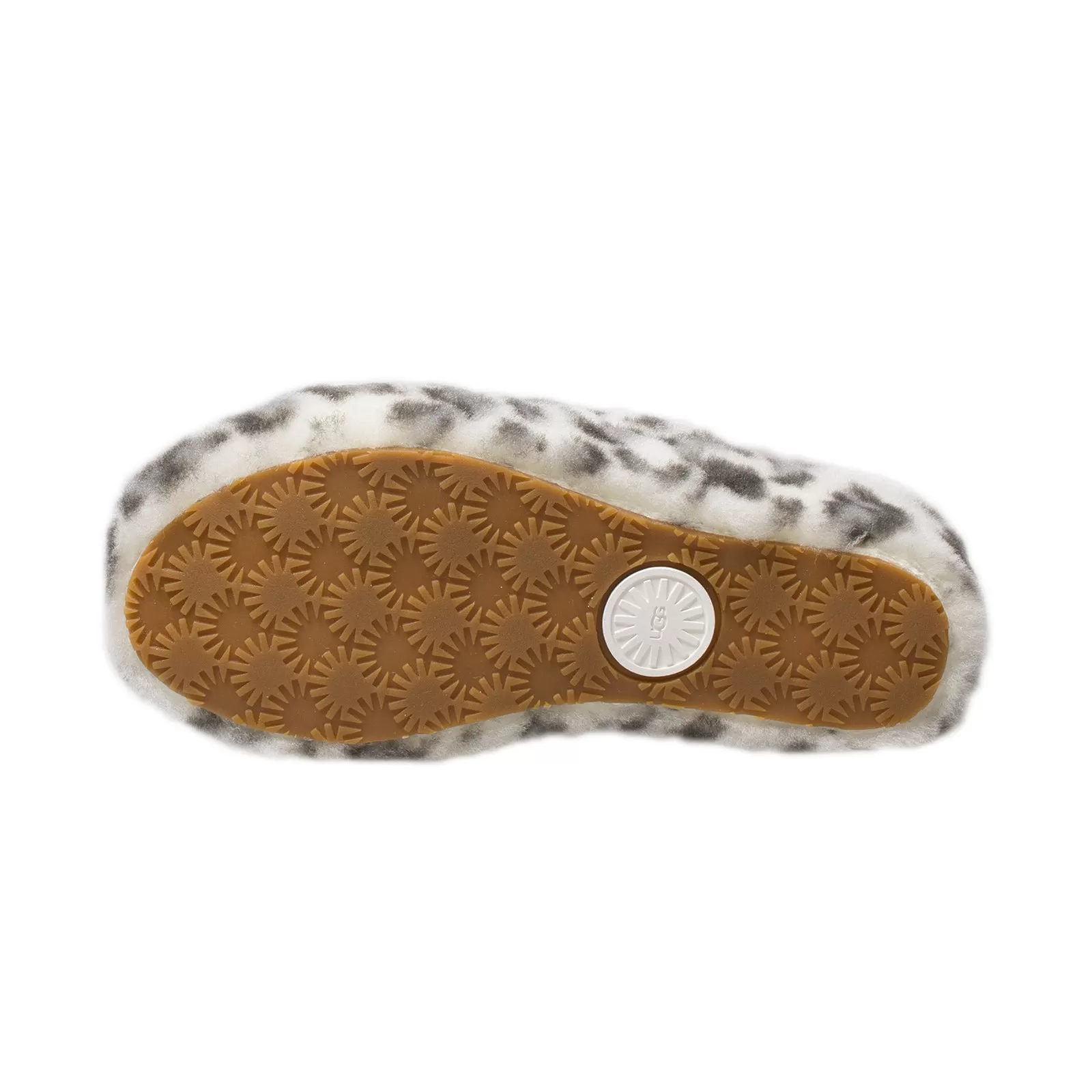 UGG Yeah Slide Leopard White Slippers - Women's