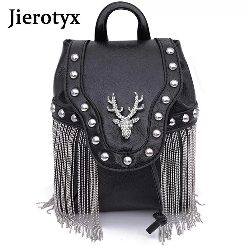 Unleash Your Dark Side with the Gothic Rock Leather Vintage Retro Steampunk Handbag Shoulder Bag