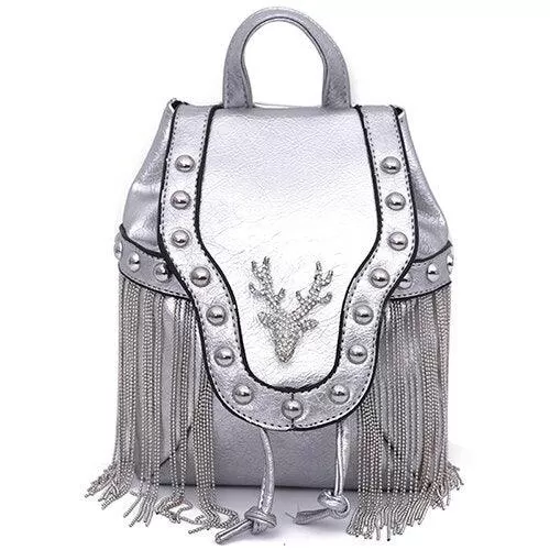 Unleash Your Dark Side with the Gothic Rock Leather Vintage Retro Steampunk Handbag Shoulder Bag