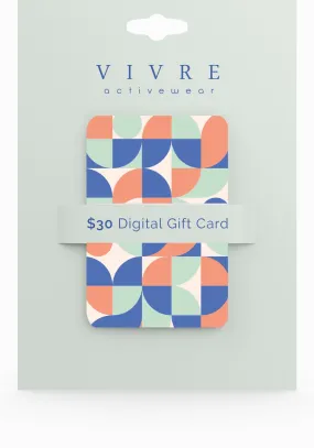 Vivre Activewear Gift Card