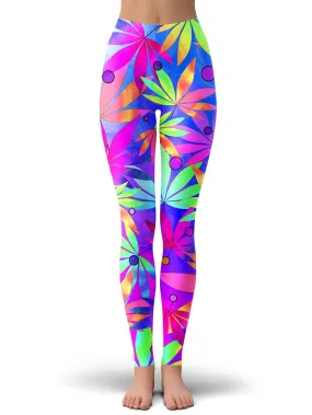 Whimsical Weed Leggings