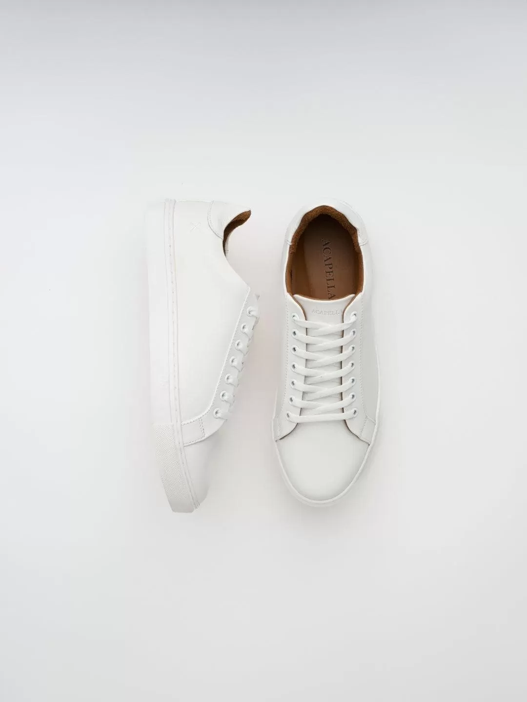 White Leather Sneakers