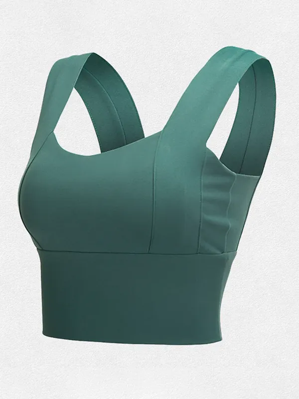 Wide Shoulder Strap Sports Bras