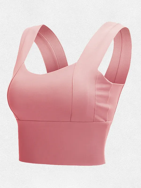 Wide Shoulder Strap Sports Bras