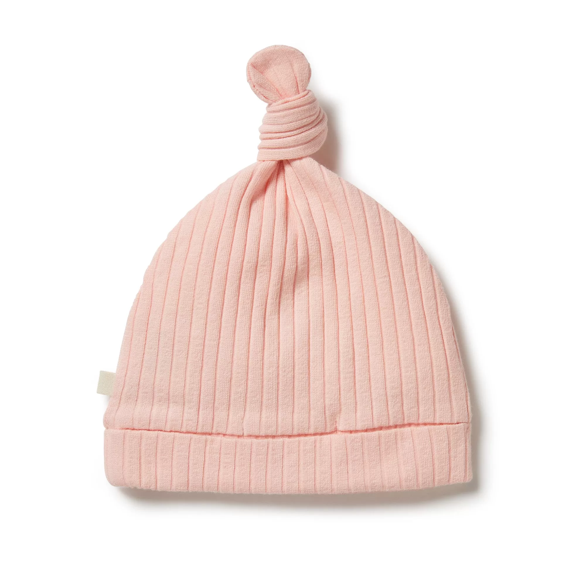 Wilson & Frenchy Organic Rib Knot Hat - Blush