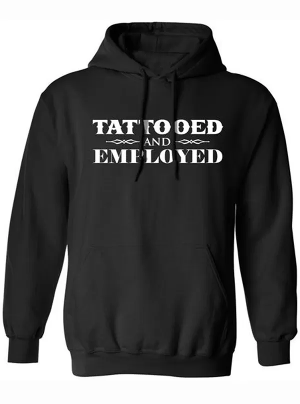 Women's Tattooed & Employed Pullover Hoodie By Steadfast Brand