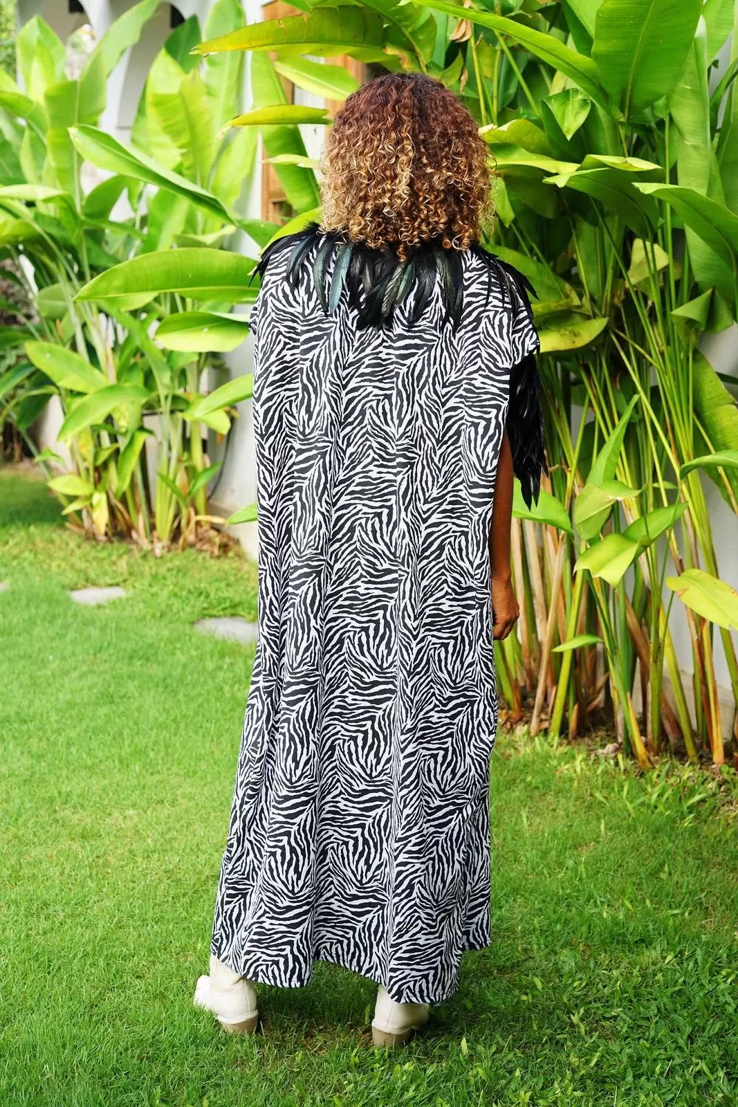 Zebra Print Kimono